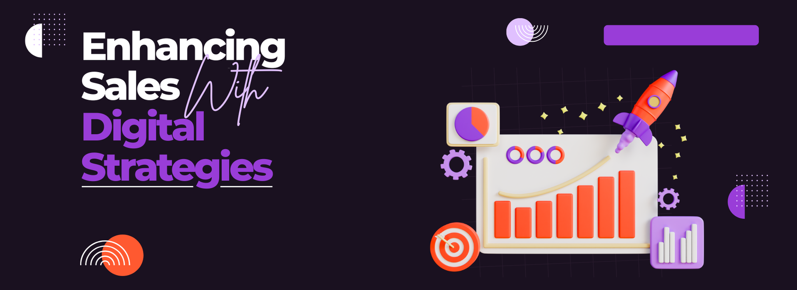 Purple and Red Modern 3D Digital Marketing LinkedIn Single Image Ad (1)